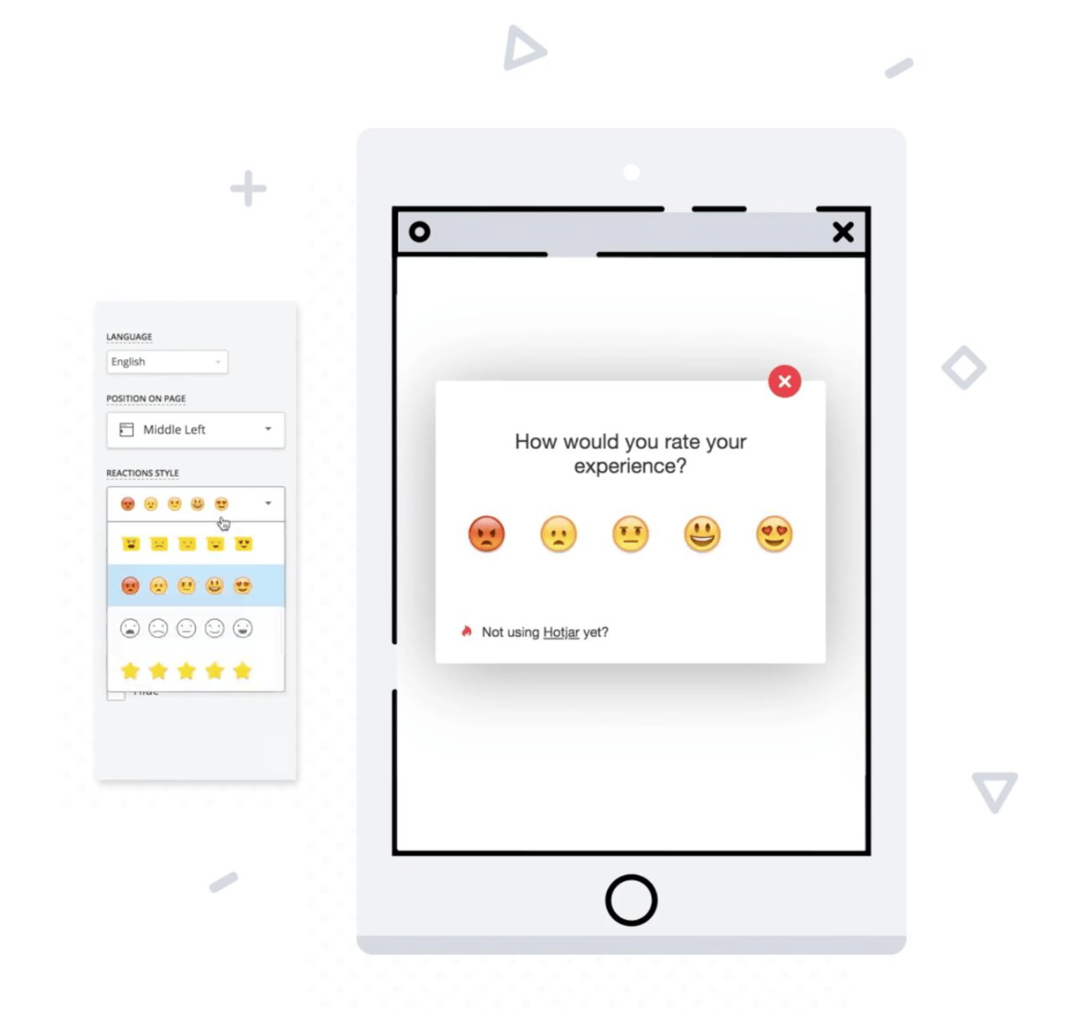 Hotjar seek feedback