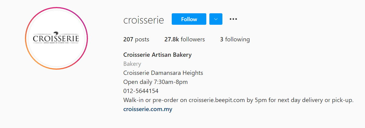 Croisserie-Artisan-Bakery-Instagram photos