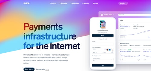 Payment infrastructure for the internet