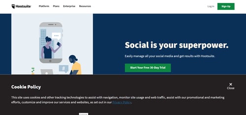 Social Media Marketing & Management Dashboard - Hootsuite