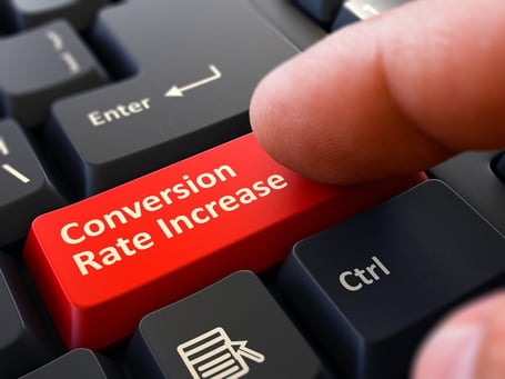 Conversion rate increase in website traffic